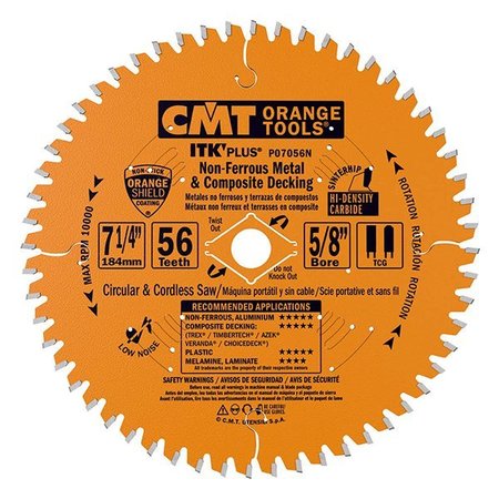 CMT 1" Bore ITK Plus Non-Ferrous Metal, 12" x 96 Teeth P12096N